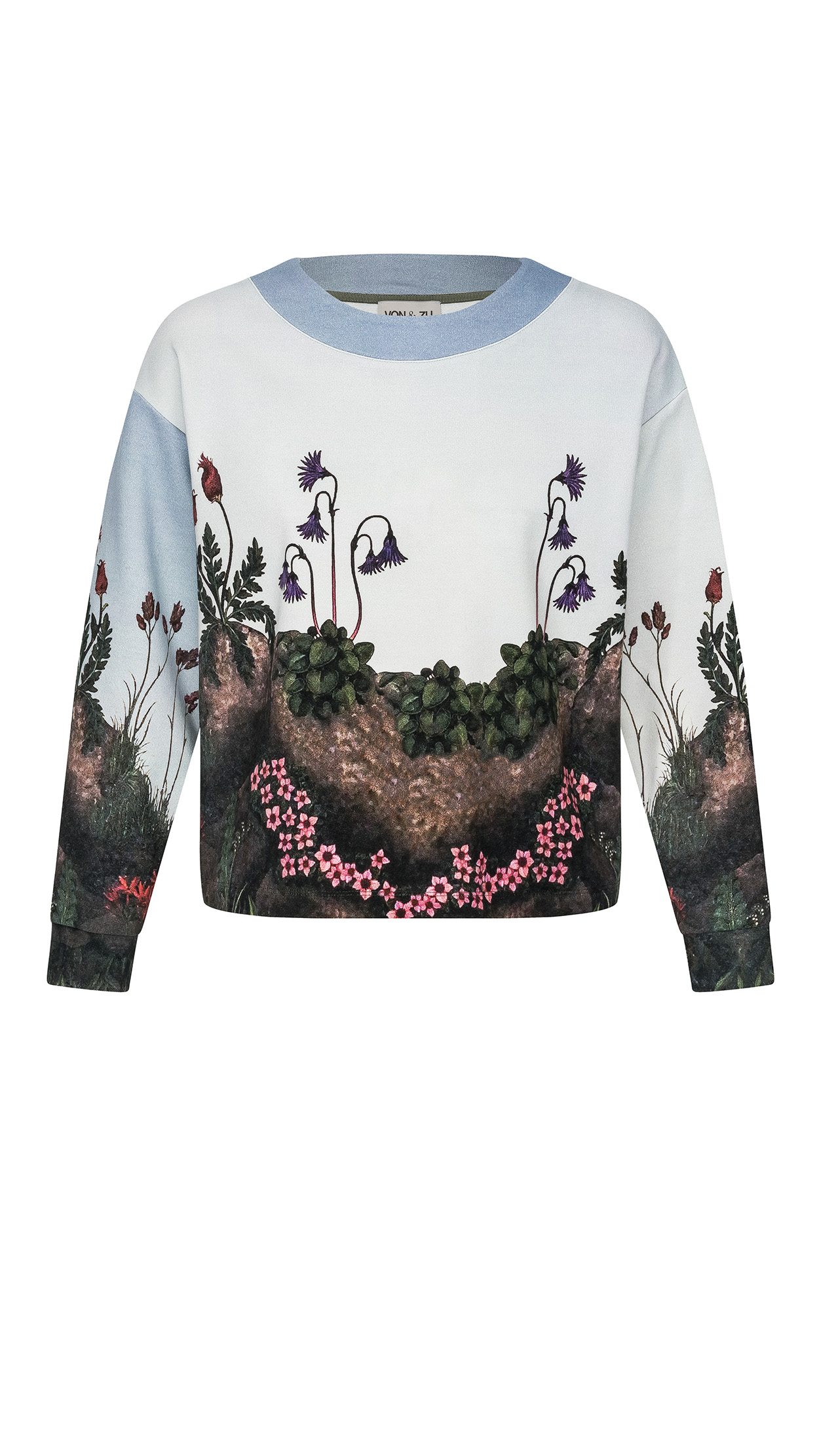 Sweater mit Blumenprint